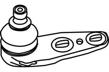 WXQP 363843 Ball joint 363843: Buy near me at 2407.PL in Poland at an Affordable price!
