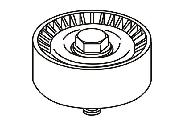 WXQP 210571 Rolka prowadząca paska wieloklinowego (napędowego) 210571: Dobra cena w Polsce na 2407.PL - Kup Teraz!