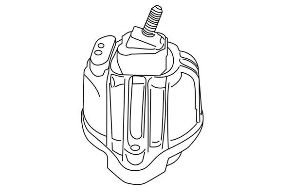 WXQP 280391 Подушка двигателя 280391: Отличная цена - Купить в Польше на 2407.PL!