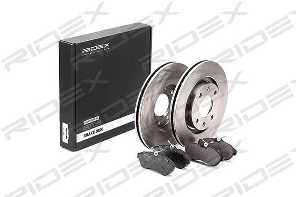 Ridex 3405B0191 Front ventilated brake discs with pads, set 3405B0191: Buy near me in Poland at 2407.PL - Good price!