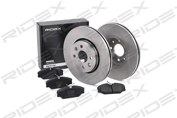 Ridex 3405B0226 Front ventilated brake discs with pads, set 3405B0226: Buy near me in Poland at 2407.PL - Good price!