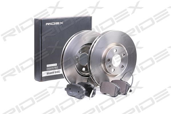 Ridex 3405B0196 Front ventilated brake discs with pads, set 3405B0196: Buy near me in Poland at 2407.PL - Good price!