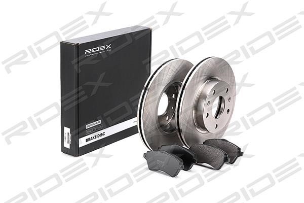 Ridex 3405B0131 Front ventilated brake discs with pads, set 3405B0131: Buy near me in Poland at 2407.PL - Good price!