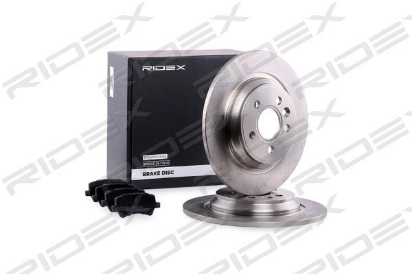 Ridex 3405B0201 Brake discs with pads rear non-ventilated, set 3405B0201: Buy near me in Poland at 2407.PL - Good price!
