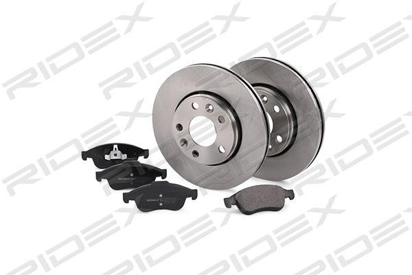Ridex 3405B0228 Front ventilated brake discs with pads, set 3405B0228: Buy near me in Poland at 2407.PL - Good price!