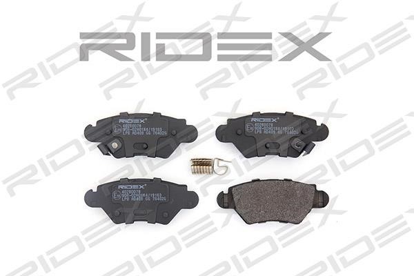 Ridex 402B0078 Тормозные колодки дисковые, комплект 402B0078: Отличная цена - Купить в Польше на 2407.PL!