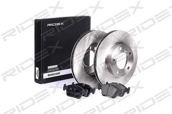 Ridex 3405B0039 Front ventilated brake discs with pads, set 3405B0039: Buy near me in Poland at 2407.PL - Good price!