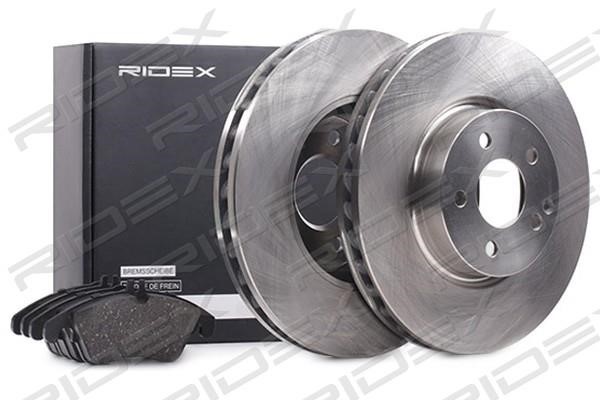 Ridex 3405B0248 Front ventilated brake discs with pads, set 3405B0248: Buy near me in Poland at 2407.PL - Good price!
