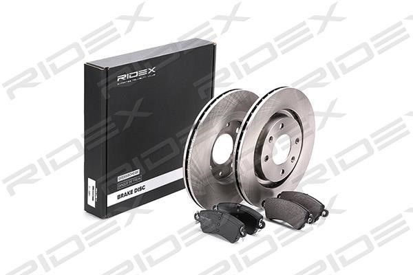 Ridex 3405B0129 Front ventilated brake discs with pads, set 3405B0129: Buy near me in Poland at 2407.PL - Good price!