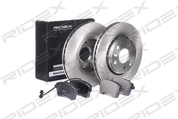 Ridex 3405B0233 Front ventilated brake discs with pads, set 3405B0233: Buy near me in Poland at 2407.PL - Good price!