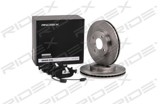 Ridex 3405B0341 Front ventilated brake discs with pads, set 3405B0341: Buy near me in Poland at 2407.PL - Good price!