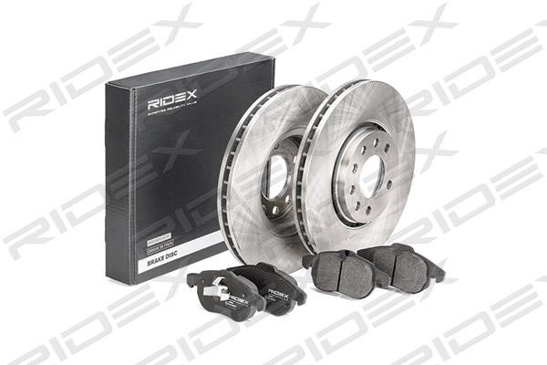 Ridex 3405B0253 Front ventilated brake discs with pads, set 3405B0253: Buy near me in Poland at 2407.PL - Good price!