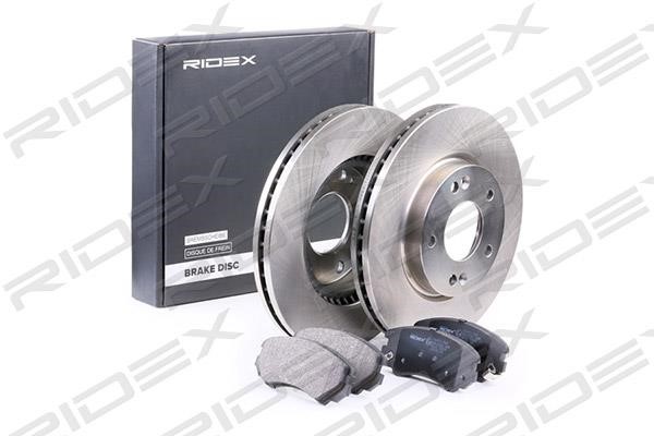 Ridex 3405B0279 Front ventilated brake discs with pads, set 3405B0279: Buy near me in Poland at 2407.PL - Good price!