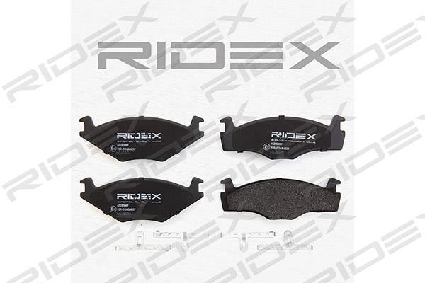 Ridex 402B0089 Brake Pad Set, disc brake 402B0089: Buy near me in Poland at 2407.PL - Good price!