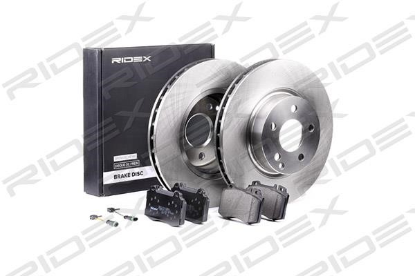 Ridex 3405B0247 Front ventilated brake discs with pads, set 3405B0247: Buy near me in Poland at 2407.PL - Good price!