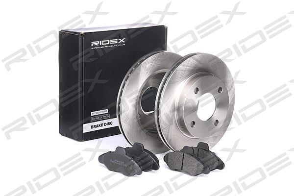 Ridex 3405B0178 Front ventilated brake discs with pads, set 3405B0178: Buy near me in Poland at 2407.PL - Good price!