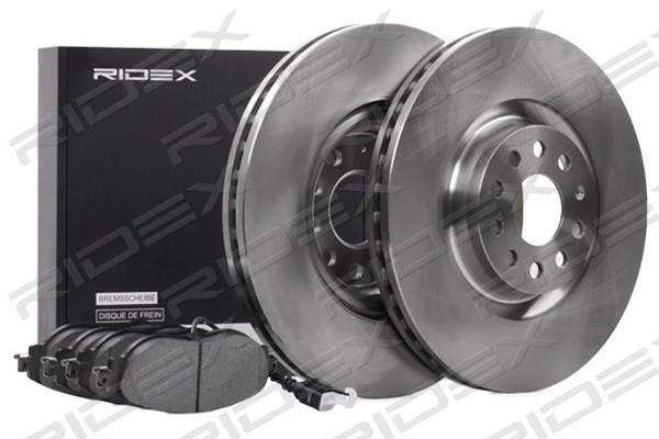 Ridex 3405B0424 Front ventilated brake discs with pads, set 3405B0424: Buy near me in Poland at 2407.PL - Good price!