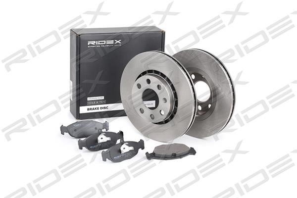Ridex 3405B0217 Front ventilated brake discs with pads, set 3405B0217: Buy near me in Poland at 2407.PL - Good price!