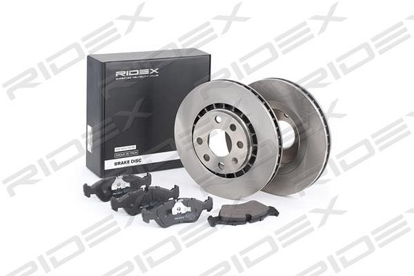 Ridex 3405B0154 Front ventilated brake discs with pads, set 3405B0154: Buy near me in Poland at 2407.PL - Good price!