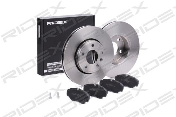 Ridex 3405B0207 Front ventilated brake discs with pads, set 3405B0207: Buy near me at 2407.PL in Poland at an Affordable price!