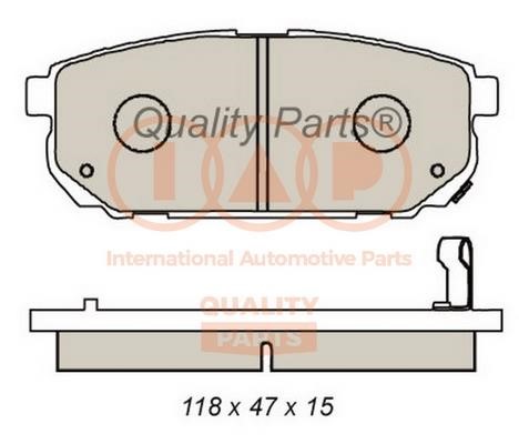 IAP 704-21084 Brake Pad Set, disc brake 70421084: Buy near me in Poland at 2407.PL - Good price!