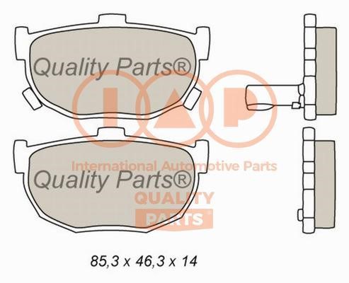 IAP 704-21043G Brake Pad Set, disc brake 70421043G: Buy near me in Poland at 2407.PL - Good price!