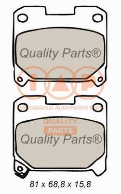 IAP 704-17191 Brake Pad Set, disc brake 70417191: Buy near me in Poland at 2407.PL - Good price!