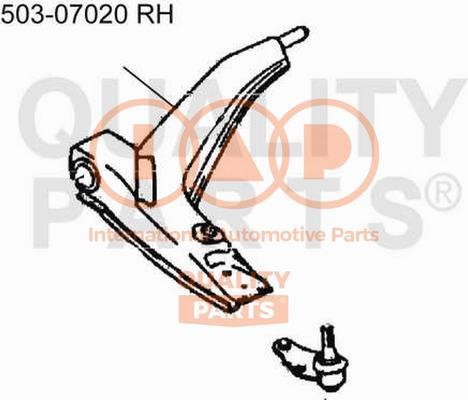 IAP 503-07020 Track Control Arm 50307020: Buy near me in Poland at 2407.PL - Good price!
