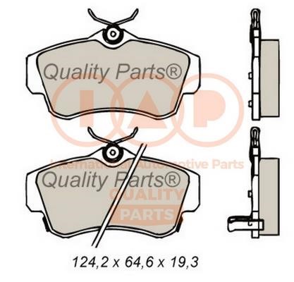 IAP 704-02060 Brake Pad Set, disc brake 70402060: Buy near me in Poland at 2407.PL - Good price!