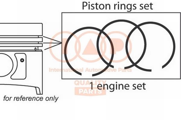 IAP 102-16064 Piston Ring Kit 10216064: Buy near me in Poland at 2407.PL - Good price!