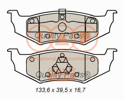 IAP 704-02032 Brake Pad Set, disc brake 70402032: Buy near me in Poland at 2407.PL - Good price!