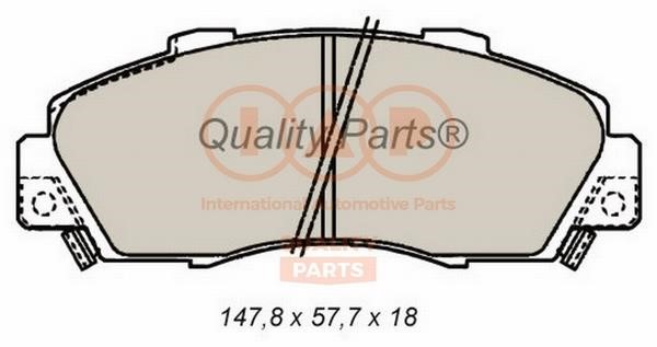 IAP 704-06060 Brake Pad Set, disc brake 70406060: Buy near me in Poland at 2407.PL - Good price!