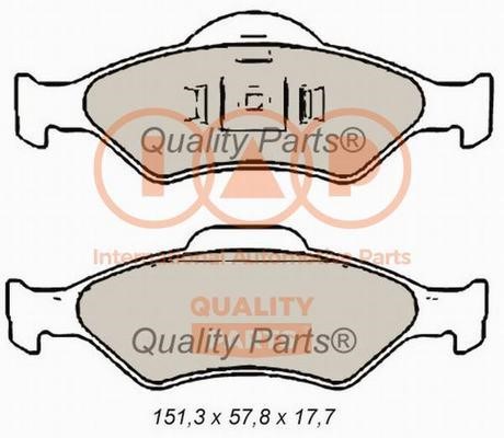 IAP 704-11082X Brake Pad Set, disc brake 70411082X: Buy near me in Poland at 2407.PL - Good price!