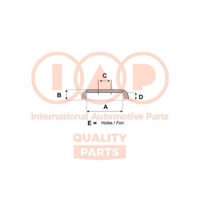 IAP 710-12036 Rear brake drum 71012036: Buy near me at 2407.PL in Poland at an Affordable price!