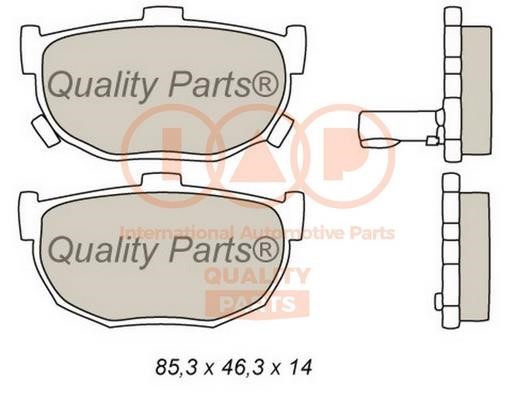 IAP 704-07021 Brake Pad Set, disc brake 70407021: Buy near me in Poland at 2407.PL - Good price!
