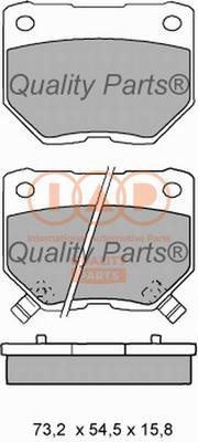 IAP 704-13074 Brake Pad Set, disc brake 70413074: Buy near me in Poland at 2407.PL - Good price!