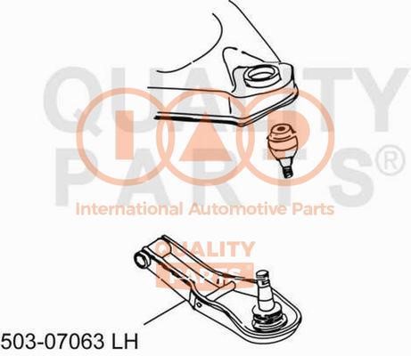 IAP 503-07063 Track Control Arm 50307063: Buy near me in Poland at 2407.PL - Good price!