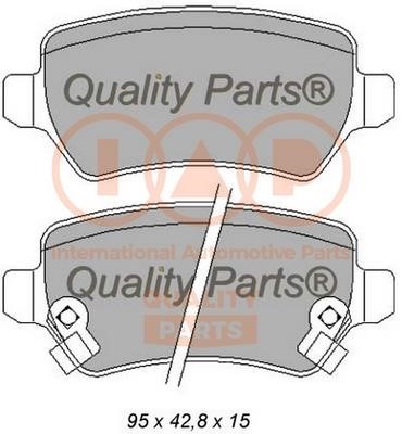 IAP 704-21121 Brake Pad Set, disc brake 70421121: Buy near me at 2407.PL in Poland at an Affordable price!