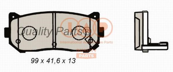 IAP 704-21078 Brake Pad Set, disc brake 70421078: Buy near me in Poland at 2407.PL - Good price!