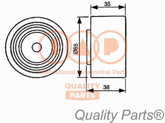 IAP 127-14032 Tensioner pulley, timing belt 12714032: Buy near me in Poland at 2407.PL - Good price!