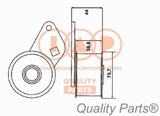IAP 127-14031 Tensioner pulley, timing belt 12714031: Buy near me in Poland at 2407.PL - Good price!