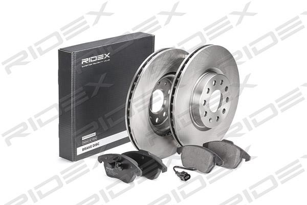 Ridex 3405B0020 Front ventilated brake discs with pads, set 3405B0020: Buy near me in Poland at 2407.PL - Good price!