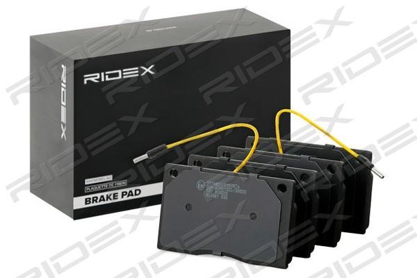 Ridex 402B1001 Brake Pad Set, disc brake 402B1001: Buy near me in Poland at 2407.PL - Good price!