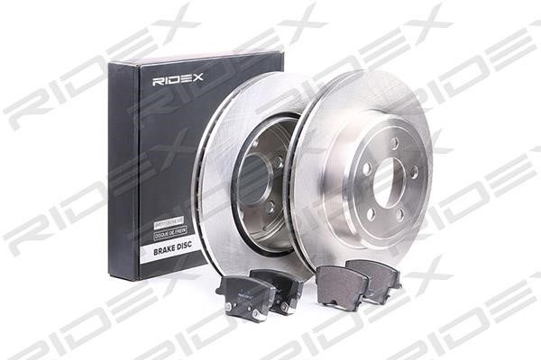 Ridex 3405B0311 Rear ventilated brake discs with pads, set 3405B0311: Buy near me in Poland at 2407.PL - Good price!