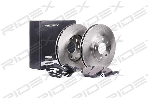 Ridex 3405B0016 Front ventilated brake discs with pads, set 3405B0016: Buy near me in Poland at 2407.PL - Good price!