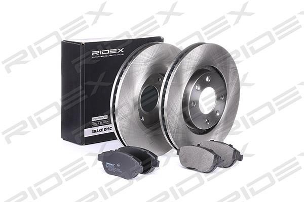 Ridex 3405B0050 Front ventilated brake discs with pads, set 3405B0050: Buy near me in Poland at 2407.PL - Good price!