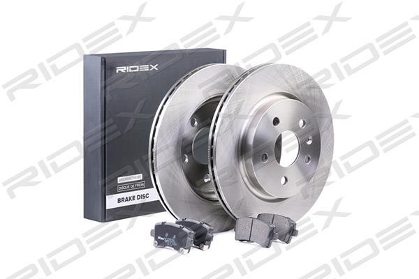 Ridex 3405B0175 Rear ventilated brake discs with pads, set 3405B0175: Buy near me in Poland at 2407.PL - Good price!