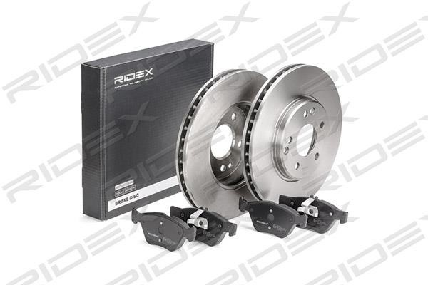 Ridex 3405B0268 Front ventilated brake discs with pads, set 3405B0268: Buy near me in Poland at 2407.PL - Good price!
