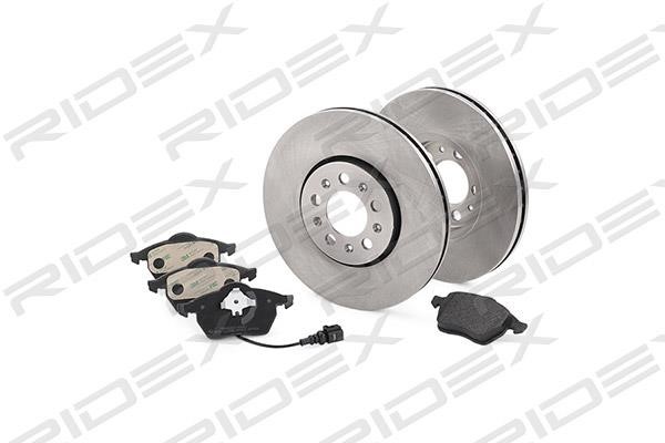 Ridex 3405B0287 Front ventilated brake discs with pads, set 3405B0287: Buy near me in Poland at 2407.PL - Good price!