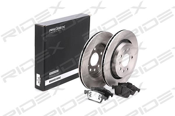 Ridex 3405B0273 Rear ventilated brake discs with pads, set 3405B0273: Buy near me in Poland at 2407.PL - Good price!